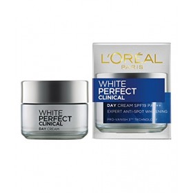 LOreal Dermo-Expertise White Perfect Laser All-Round Protection Whitening Cream SPF19 PA+++ 50ml