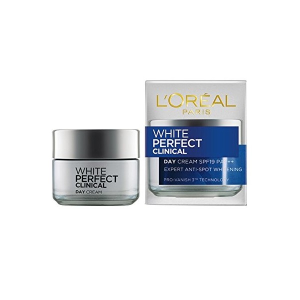 LOreal Dermo-Expertise White Perfect Laser All-Round Protection Whitening Cream SPF19 PA+++ 50ml