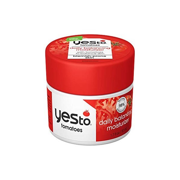 Yes To, Tomatoes Daily Balancing Moisturizer for Hydrating and Balancing Skin, 50ml