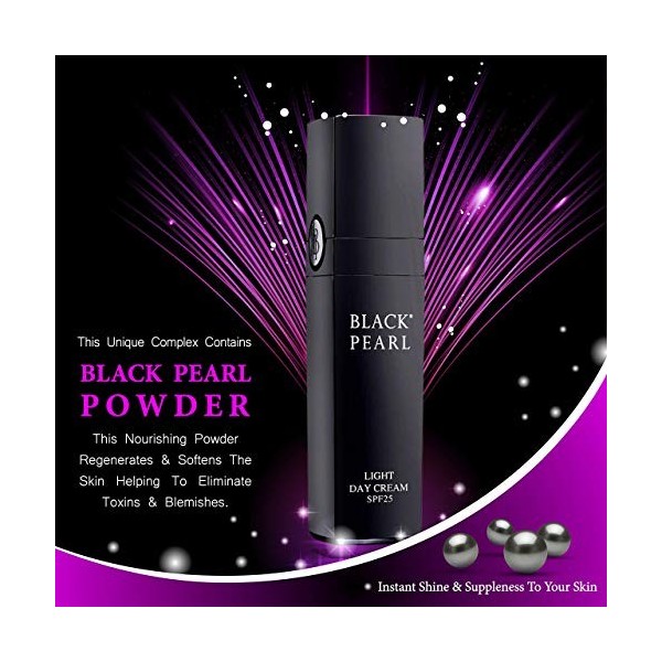 Sea of Spa Black Pearl - Crème de Jour Légère SPF-25 SANS HUILE 