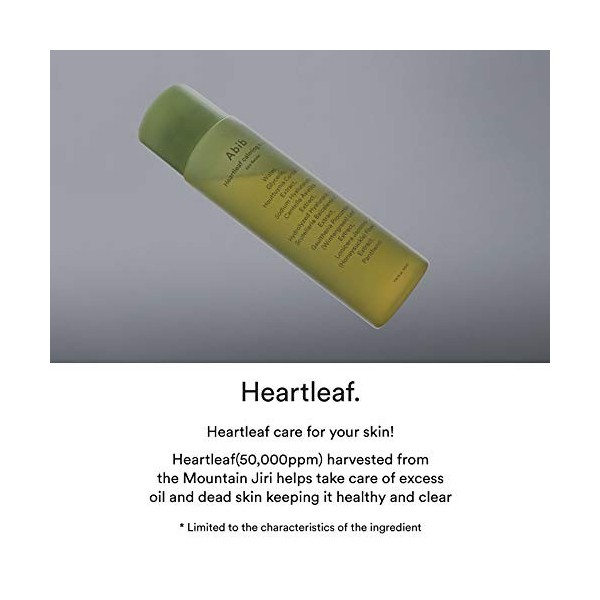 [Abib] Heartleaf Rehausseur de peau apaisant 210 ml