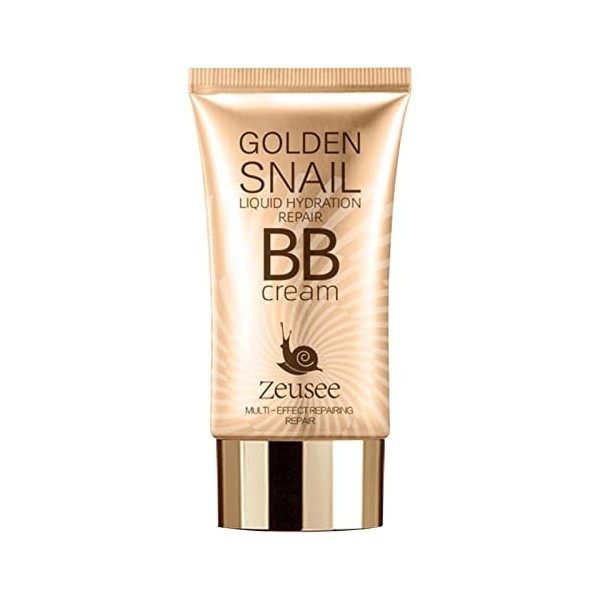 Crème Bb Réparatrice Escargot,Fond de teint liquide mat à couvrance totale - Fond de teint liquide hydratant léger de 50 ml, 