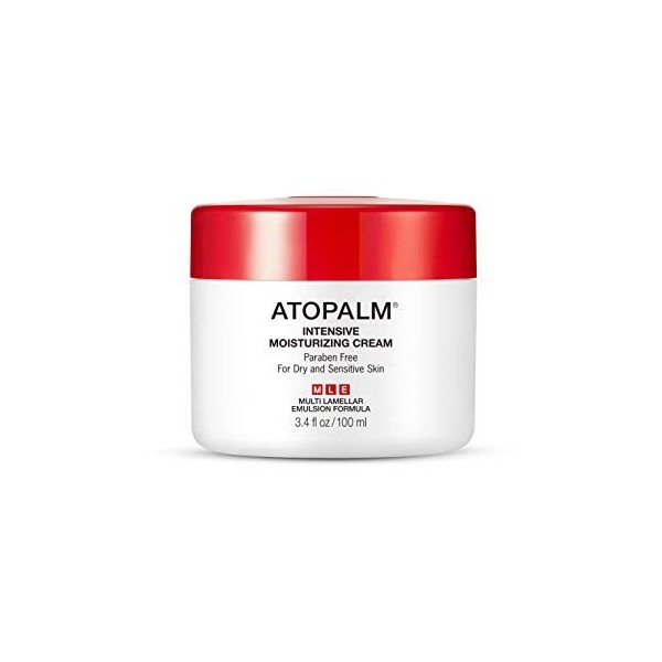 ATOPALM Crème hydratante intensive 100ml, formule originale, crème hydratante riche, douce, régénère lhydratation, protège l