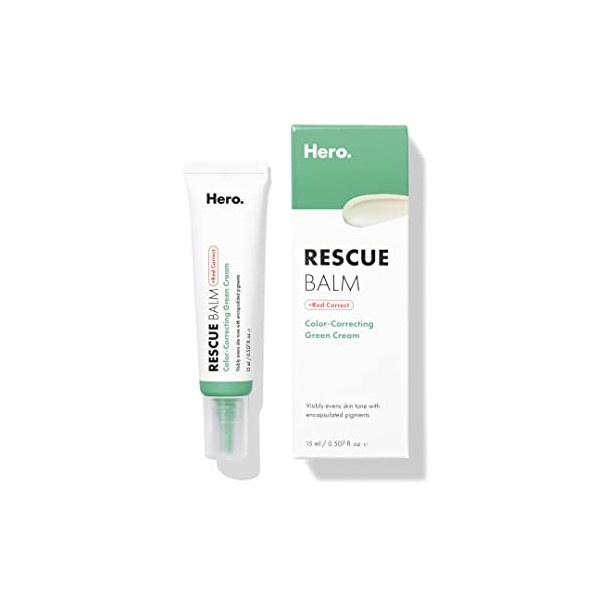 Baume de sauvetage + crème de récupération postimperfections rouge de Hero Cosmetics – Nourrissant et apaisant intensif pour 