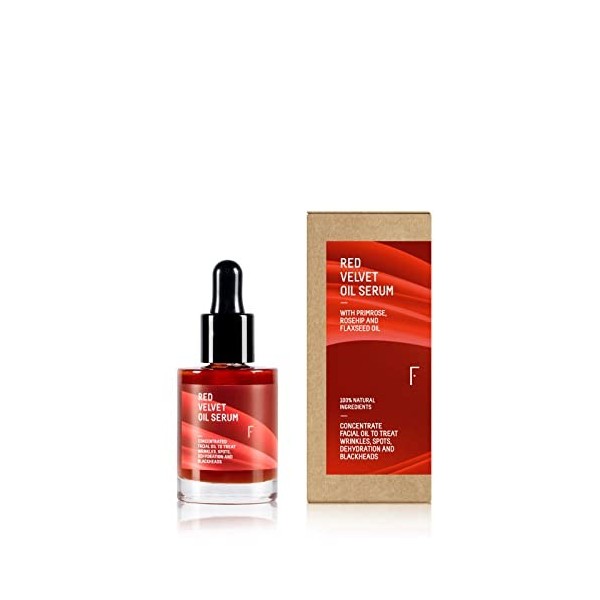 Freshly Cosmetics - Sérum Nourrisant 100% Naturel Red Velvet Oil Serum, 30ml