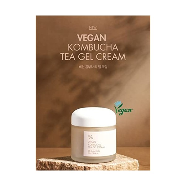 [Dr.Ceuracle] Vegan Kombucha Tea Gel Cream Gel au thé kombucha végétalien 75g