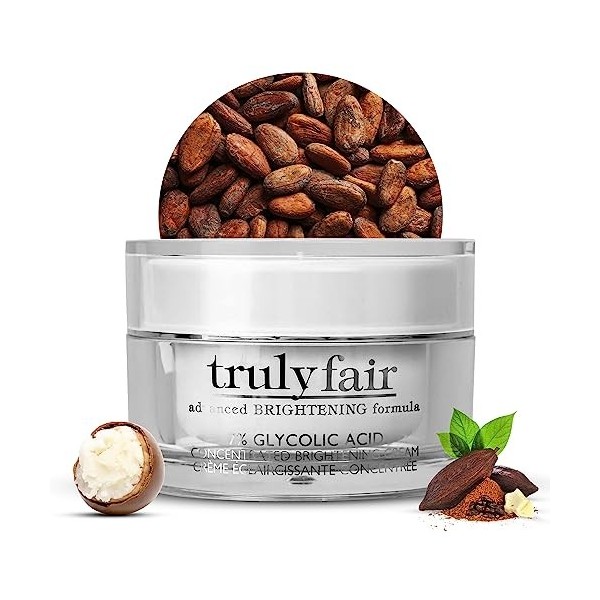 Truly Fair 7 Percent Glycolic Acid Concentrated Brightening Cream by Truly Fair for Unisex - 1.7 oz Cream