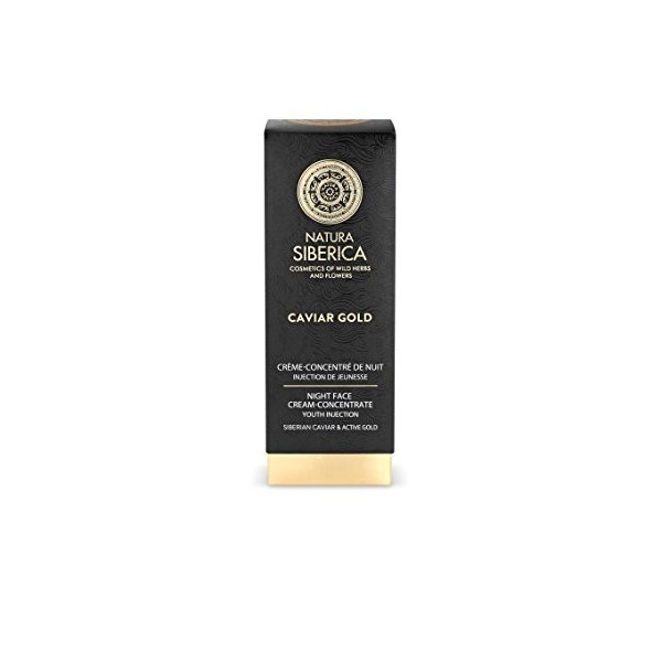 Natura Siberica Crème Concentrée pour Visage Nuit NS Caviar Gold 30 ml