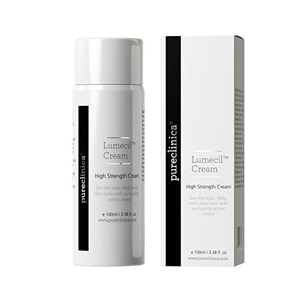 Pureclinica Lumecil Crème éclaircissante de la peau Efficace/ naturelle/ sans danger/ puissante Éclaircissement de plusieurs 