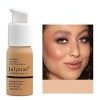 Julystar Oil control fond de teint crème fond de teint correcteur fond de teint liquide durable sans maquillage 02 