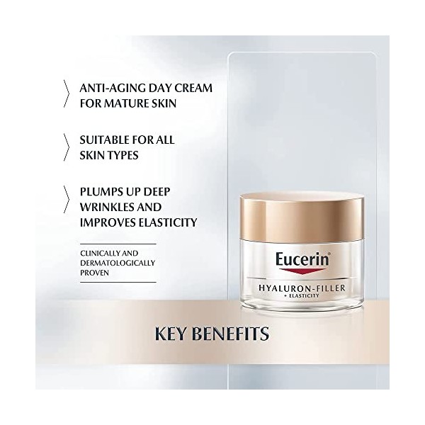 Soin De Jour Anti-age Spf30 50ml Hyaluron-Filler + Elasticity Eucerin