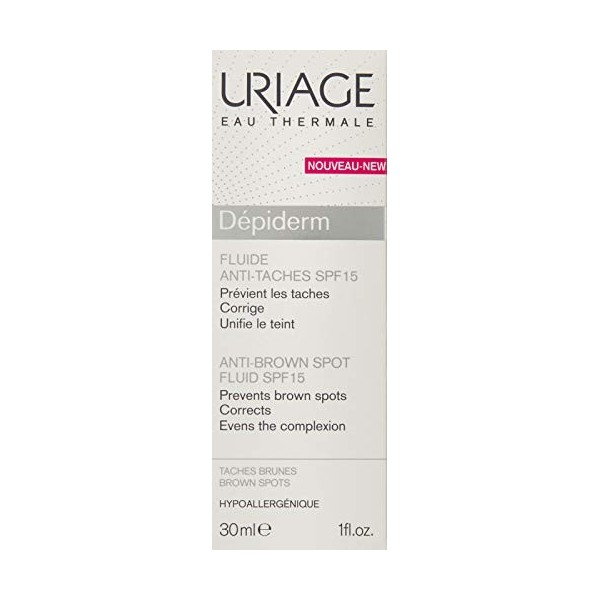 Uriage dEpiderme Fluide SPF15 Soin de Jour Antitaches, 30 ml