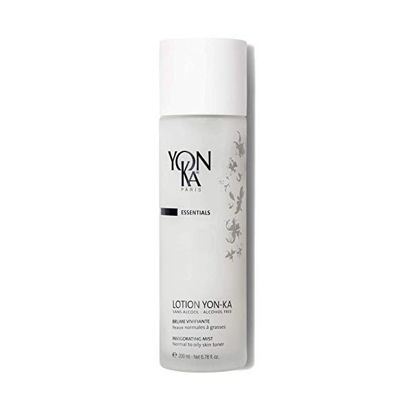 Yon-Ka Lotion Peaux Normales à Grasses 200ml - Brûme Vivifiante Sans Alcool - Hydrate, Purifie, Apaise et Rééquilibre - Aux 5