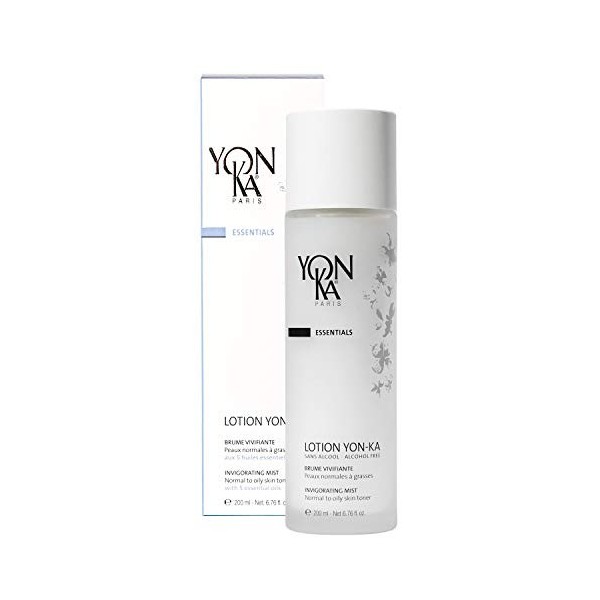 Yon-Ka Lotion Peaux Normales à Grasses 200ml - Brûme Vivifiante Sans Alcool - Hydrate, Purifie, Apaise et Rééquilibre - Aux 5