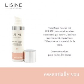 Sérum Liftant Anti-Rides Ultra Concentré Total Skin Rescue 30 ml - Soin Anti-Âge Visage pour Peaux Matures - Nourrit, Hydrate