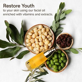 The Jojoba Company Ultimate Youth Potion, Anti-Ageing Facial Oil, Protects Dry and Dehydrated Skin, Leaves Skin Youthful and 