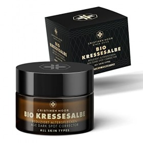 CristinenMoor Pommade bio au cresson contre les taches de vieillesse, éliminateur des taches pigmentaires, crème éclaircissan