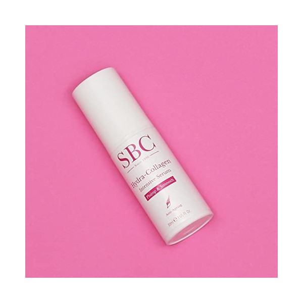 SBC Skincare - Sérum anti-rides pour femme avec Collagène marin - 30 ml - Aide à nourrir et à adoucir la peau - Sérum visage 