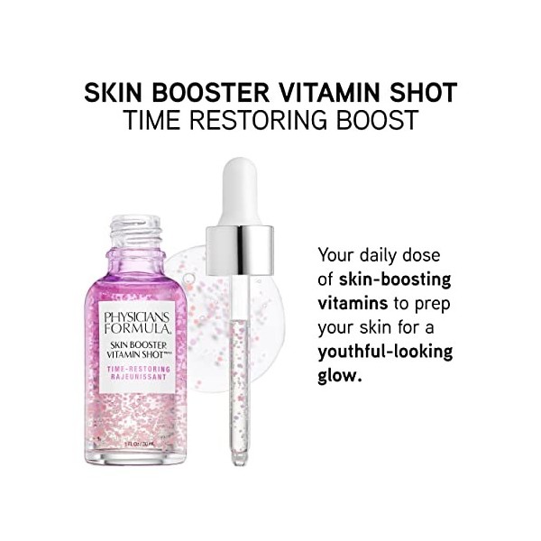 Physicians Formula - Skin Booster Vitamin Shot Time-Restoring - Mélange de Sérum Effet Anti-âge - Vitamine A Restauratrice, A