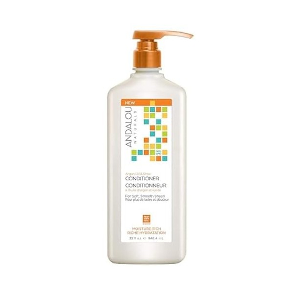 Andalou Naturals Cannacell Vitamin Conditioner, THC-Free, Sulphate-Free, Silicone-Free Botanical Hair Care