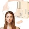 Hydrating Waterproof and Light Long Lasting Foundation,Concealer Foundation Cream,ADMD Light Fog Makeup Holding Liquid Founda