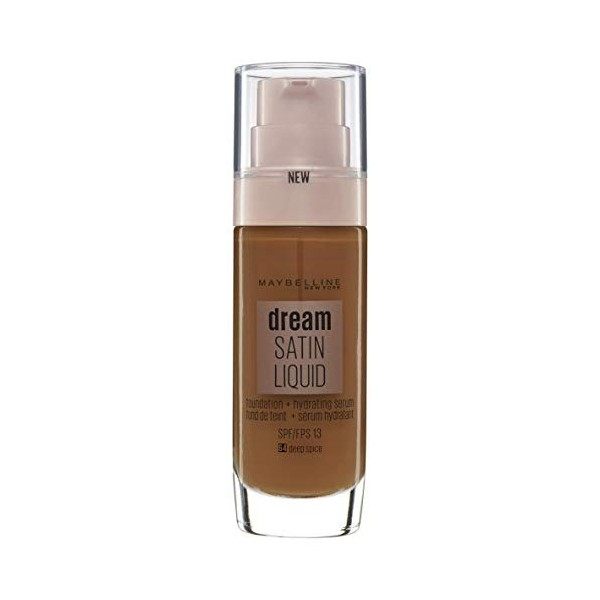 Maybelline Dream Satin Foundation Maquillage, Fond de teint liquide 20 Fond de Teint