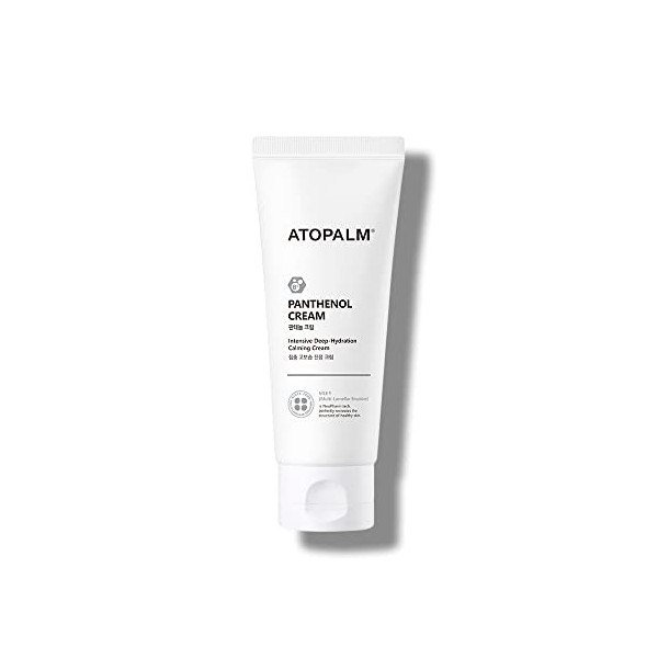 Atopalm Panthenol Cream 80ml, hydratant en profondeur pour le visage pour soulager les démangeaisons, crème apaisante pour pe