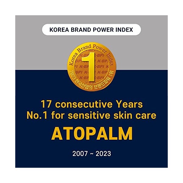 Atopalm Panthenol Cream 80ml, hydratant en profondeur pour le visage pour soulager les démangeaisons, crème apaisante pour pe