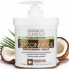 Advanced Clinicals Coconut Moisturizing Cream 16oz by Advanced Clinicals