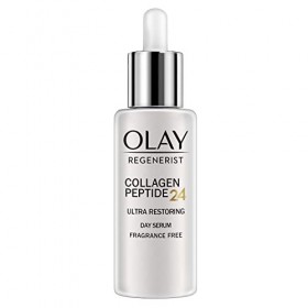 Olay Regenerrist Collagène Peptide24 Sérum par jour sans parfum, révèle une peau forte et lumineuse en 14 jours, multicolore