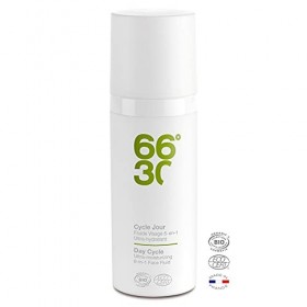66°30 - Crème Visage Bio - Crème Après Rasage - Fluide Ultra-Hydratant, Protecteur et Apaisant - 6-en-1-50ml