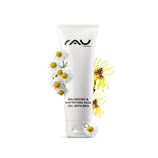 RAU Balancing Gel 75 ml - Soin de nuit régénérant régulateur pour les peaux à imperfections, nettoyage en profondeur des pore