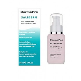 Saliderm gel hydratant peau mixte à grasse à lacide salicylique