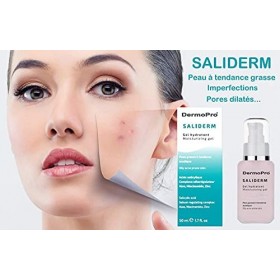 Saliderm gel hydratant peau mixte à grasse à lacide salicylique