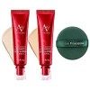 NEW FV Waterproof Foundation, 30g Red Ginseng Birds Nest Concealer Liquid Foundation, Waterproof Full Cover Oil Control Face