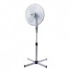 Ventilateur thermozeta sur pied 120 cm au design élégant 3 pales semi-transparentes pour un style plus moderne moteur 50 W po