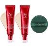 NEW FV Waterproof Foundation, 30g Red Ginseng Birds Nest Concealer Liquid Foundation, Waterproof Full Cover Oil Control Face