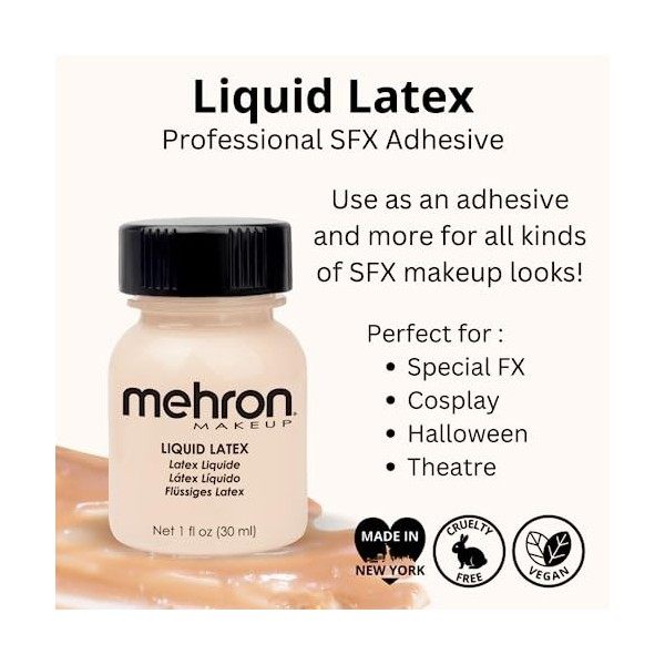 mehron Latex Liquid - Light Flesh 30 ml 