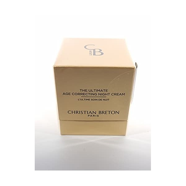 Christian Breton, The Ultimate Luxury Crème de nuit anti-âge, anti-âge, éclat, soin hydratant, 50 ml