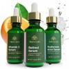 Anti vieillissement sérum 3-Pack pour le visage - La vitamine C Sérum, Sérum rétinol, acide Hyaluronique Sérum - Sérum Visage