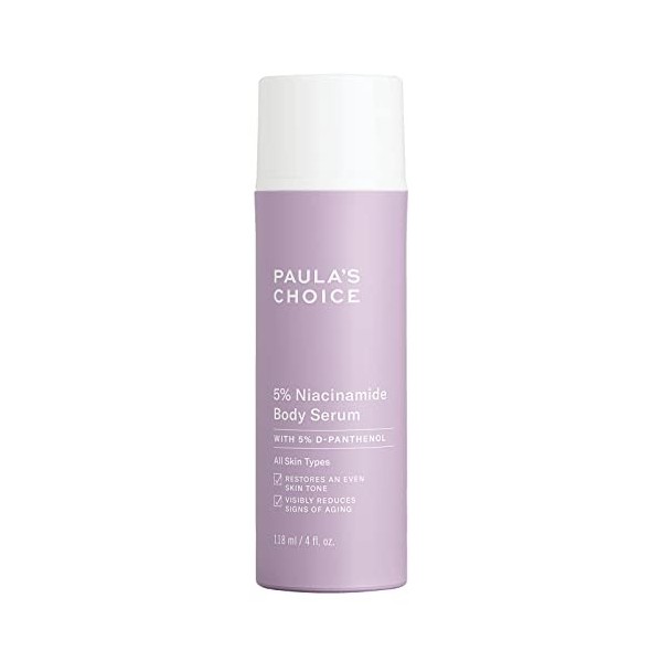 Paulas Choice 5% Niacinamide Sérum Corps - Crème Hydratante Cible les Irrégularités de Texture - Prévient le vieillissement 