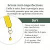 LES HUILETTES - Sérum Anti Imperfections DAY - Lutte contre les Imperfections - Vertus Purifiantes et Protectrices - Action c