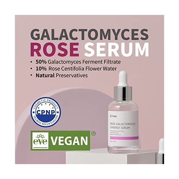 iUNIK Rose Galactomyces Synergy Serum 50 ml