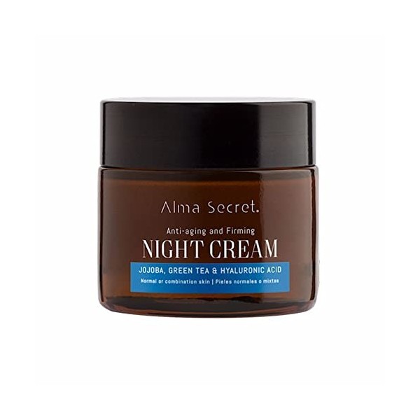 Alma Secret Multi-reparadora Noche Antiedad con Jojoba, Té Verde & Hialurónico - 50 ml