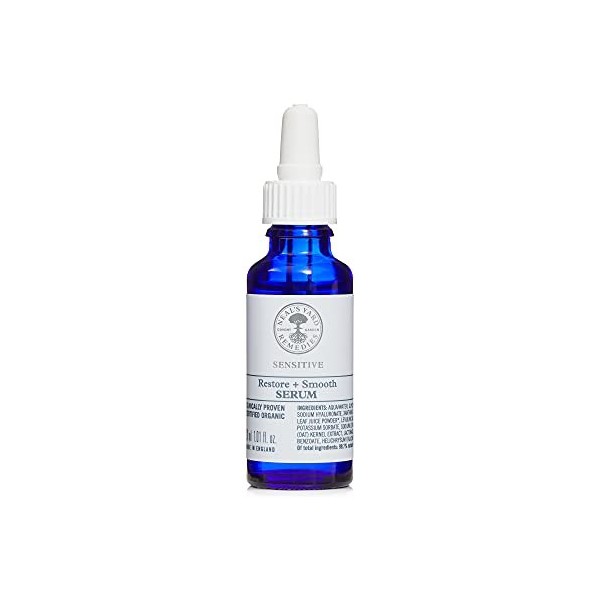 Neals Yard Remedies Restaure et lisse le sérum sensible | Peau repulpée après 30 jours | 30 ml