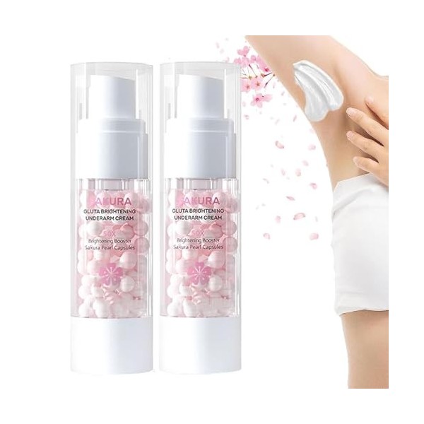 Gmeelan Sakura Gluta Underarm Whitening Cream, Gmeelan Sakura Gluta Brightening Underarm Cream, Sakura Gluta Brightening Boos