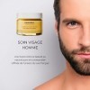 CRÈME VISAGE HOMME BIO | Soin Haut de Gamme Revitalisant 3 en 1 | Hydratant, Anti Âge et Après Rasage | Effet Repulpant + Act