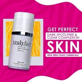 Truly Fair Face Brightening Facial Starter Kit, Includes 10% AHA Brightening Facial Gel Lotion 50ML, Vitamin C Brightening Se