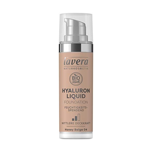 LAVERA Hyaluron Liquid Foundation Bases et Primers Honey Sand 03