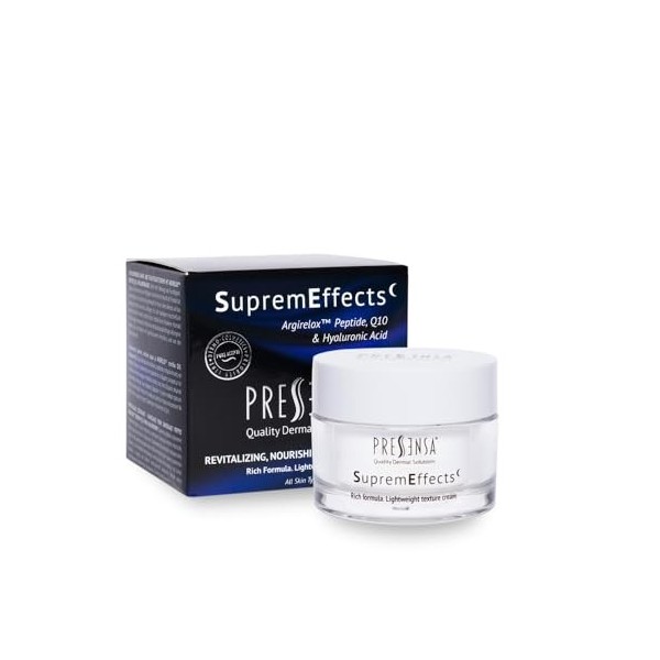 SupremEffects CRÈME DE NUIT avec du Q10, de l’acide hyaluronique, de la vitamine E, ANTI-RIDES et hydratant crème. EFFET BOTO